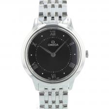 Ladies Omega DeVille 434.10.30.60.01.001 Stainless Steel case with Black dial
