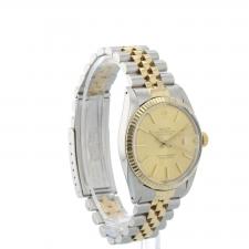 Gents Rolex DateJust 36 16013 18ct Yellow Gold Stainless Steel case with Gilt dial