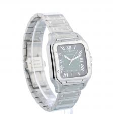 Gents Cartier Santos WSSA0062 Steel case with Green dial