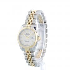 Ladies Rolex Datejust 179173 18ct Yellow Gold Stainless Steel case with Cream Jubilee dial
