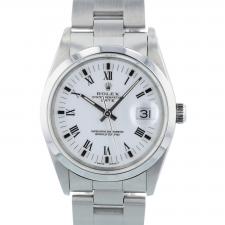 Gents Rolex Oyster Perpetual Date 15200 Steel case with White dial