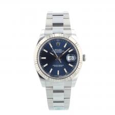Gents Rolex Datejust 41 126334 Steel case with Blue dial