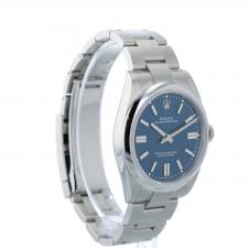 Gents Rolex Oyster Perpetual 41 134300 Stainless Steel case with Med Blue dial