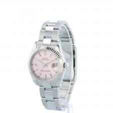 Ladies Rolex DateJust 31 178274 Steel case with Pink dial