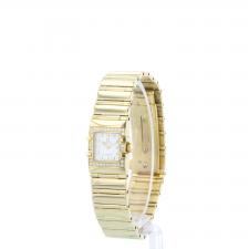 Ladies Omega Constellation 11367600 18ct Yellow Gold case with MOP Diamond dial