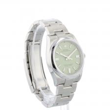 Gents Rolex Oyster Perpetual 36 126000 Stainless Steel case with Pistachio dial