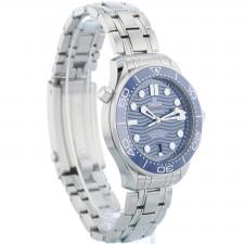 Gents Omega Seamaster 21030422003001 Steel case with Blue Wave dial