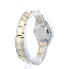 Ladies Rolex DateJust 279163 18ct Yellow Gold Stainless Steel case with Champagne Diamond Set dial