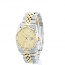 Gents Rolex DateJust 36 16013 18ct Yellow Gold Stainless Steel case with Gilt dial