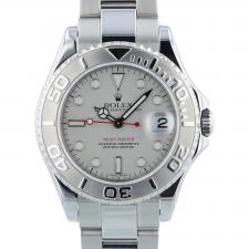 Gents Rolex Yacht-Master 35 168622 Steel case with Platinum dial