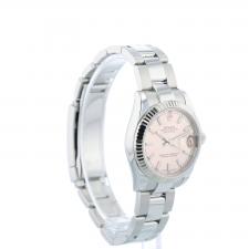 Ladies Rolex DateJust 31 178274 Steel case with Pink dial