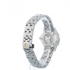 Ladies Omega 21230286101001 Steel case with Black Wave dial