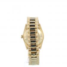 Ladies Rolex Datejust 68278 18 CT case with Champagne Myriad Pave dial
