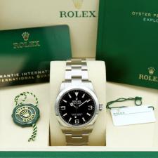Gents Rolex Explorer 224270 Steel case with Black dial