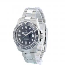Gents Rolex GMT Master II 126710GRNR Stainless Steel case with Black dial