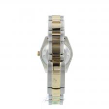Ladies Rolex DateJust 178313 18ct Yellow Gold Stainless Steel case with Blue dial