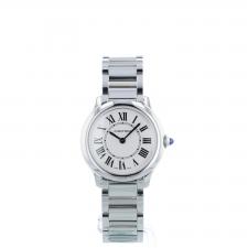 Ladies Cartier Ronde WSRN0033 Steel case with Silver dial