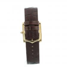 Gents Cartier Tank 1840 18 CT case with Cream dial