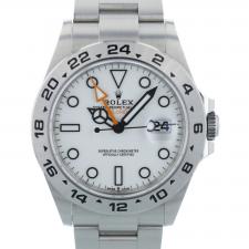 Gents Rolex Explorer II 226570 Steel case with White dial