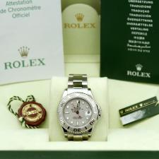Ladies Rolex Yacht-Master 168622 Steel case with Silver dial