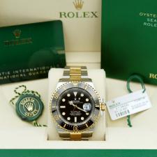 Gents Rolex Sea Dweller 126603 18ct Yellow Gold Stainless Steel case with Black dial