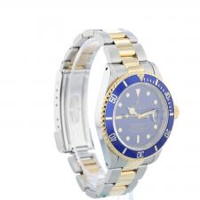 Gents Rolex Submariner Date 16613 18ct Yellow Gold Stainless Steel case with Blue dial