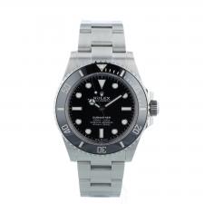 Gents Rolex Submariner Non Date 124060 Stainless Steel case with Black dial