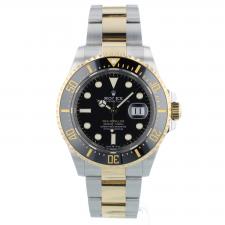 Gents Rolex Sea Dweller 126603 18ct Yellow Gold Stainless Steel case with Black dial