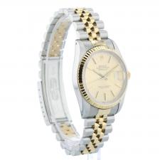 Gents Rolex DateJust 16233 18ct Yellow Gold Stainless Steel case with Tapestry dial