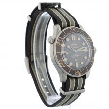 Gents Omega Seamaster 007 21092422001001 Titanium case with brown dial