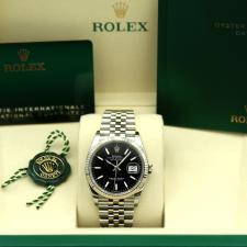 Gents Rolex DateJust 36 126234 Stainless Steel case with Black dial