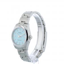 Ladies Rolex Oyster Perpetual 31 277200 Steel case with Turquoise Blue dial
