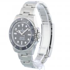 Gents Rolex Submariner Non Date 124060 Steel case with Black dial