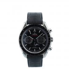 Gents Omega Speedmaster Moon Phase 30433445201001 Stainless Steel case with Black dial