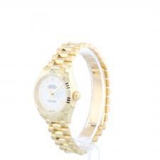Ladies Rolex DateJust 279178 18ct Yellow Gold case with White dial