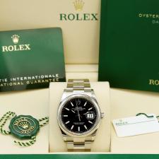 Gents Rolex DateJust 36 126200 Stainless Steel case with Black dial