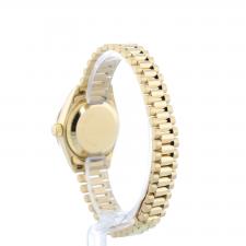 Ladies Rolex DateJust 69178 18ct Yellow Gold case with Champagne Diamond Set dial