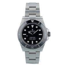 Gents Rolex Submariner Non Date 124060 Stainless Steel case with Black dial