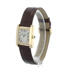 Gents Cartier Tank 1840 18 CT case with Cream dial