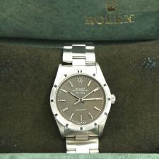 Gents Rolex Air King 14000 Steel case with Grey dial