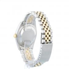 Gents Rolex Datejust 16233 18ct Yellow Gold Stainless Steel case with Champagne Linen dial