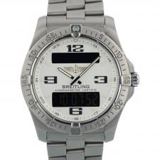 Gents Breitling Aerospace Avantage E7936210 Steel case with Silver dial