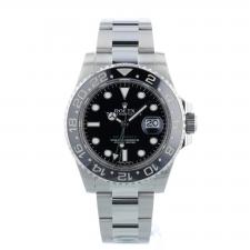 Gents Rolex GMT Master II 116710LN Stainless Steel case with Black dial