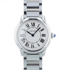 Ladies Cartier Ronde WSRN0033 Steel case with Silver dial
