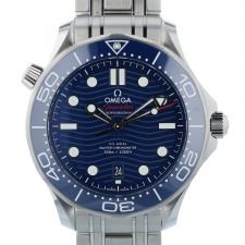 Gents Omega Seamaster 21030422003001 Steel case with Blue Wave dial
