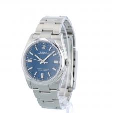 Gents Rolex Oyster Perpetual 36 126000 Stainless Steel case with Med Blue dial
