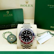 Gents Rolex GMT Master II 126710BLRO Stainless Steel case with Black dial