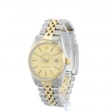 Gents Rolex Datejust 16013 18ct Yellow Gold Stainless Steel case with Gilt dial