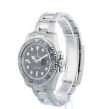 Gents Rolex GMT Master II 126710GRNR Steel case with Black dial