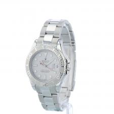 Ladies Rolex Yacht-Master 168622 Steel case with Platinum dial